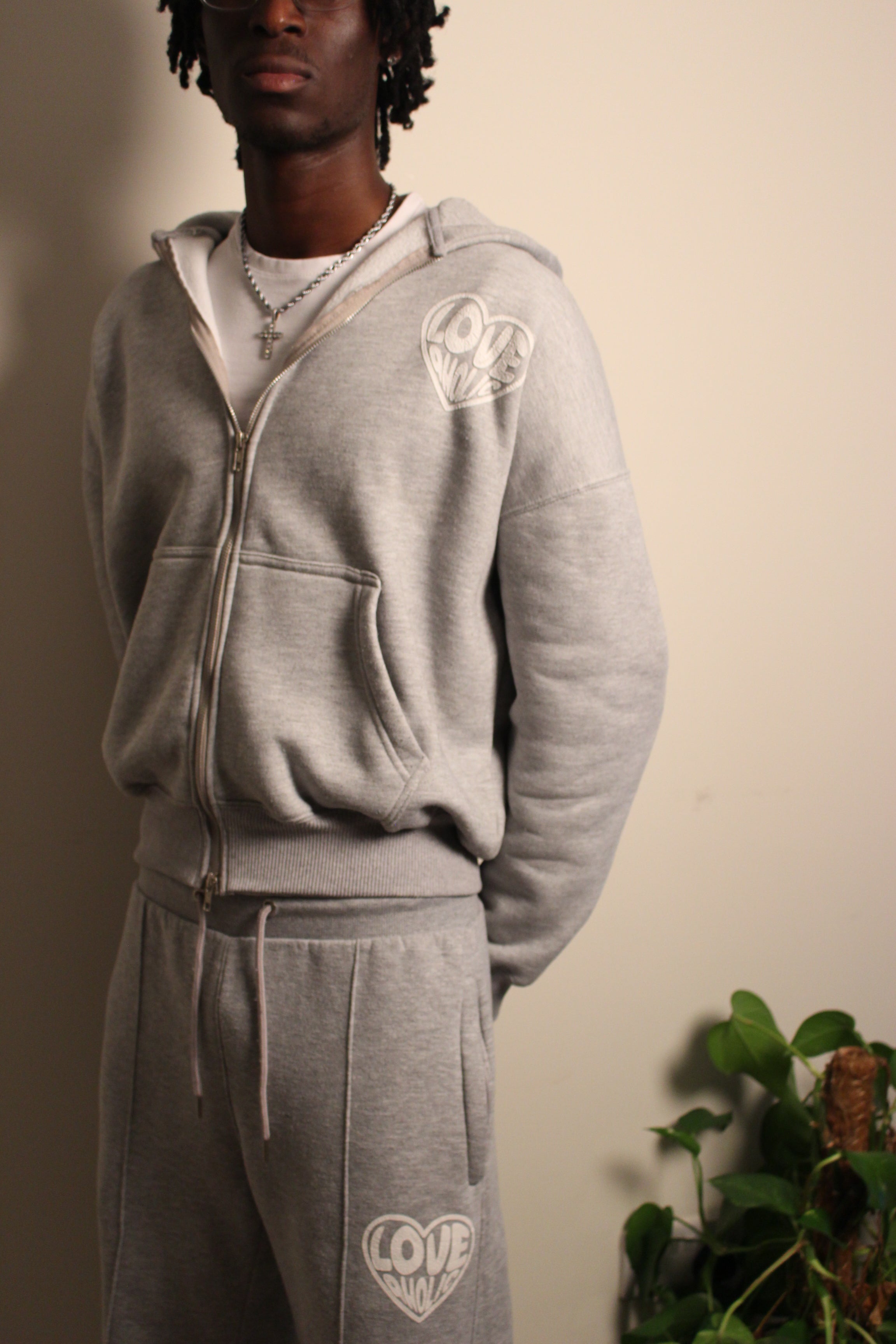 Flared Grey Tracksuit Unisex