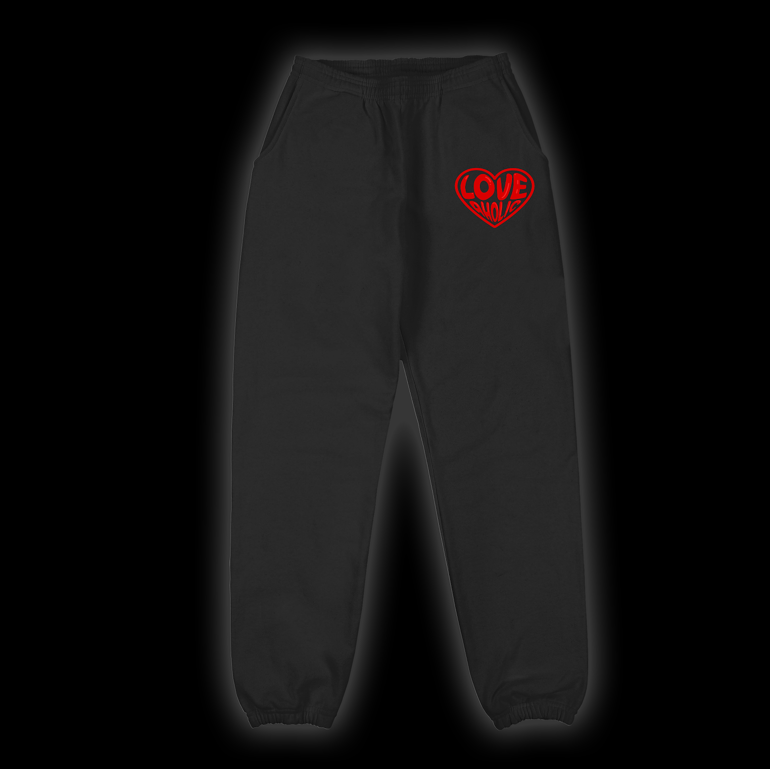 Red Love  Loveaholic Hoodie - Individual